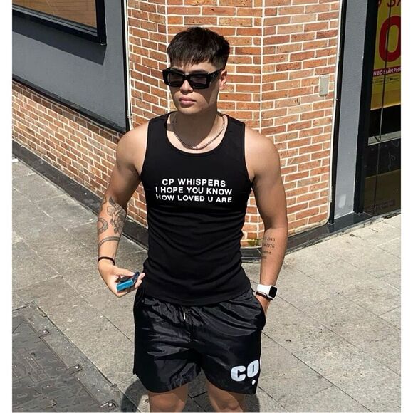 ✨Cogent Project Black Unisex Graphic Sz Small Tank✨ - Picture 2 of 15